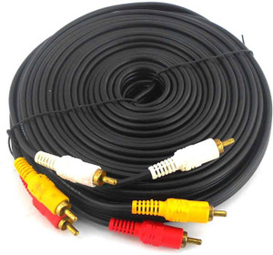 PAC 10 Meter 3 RCA Audio Video Cable