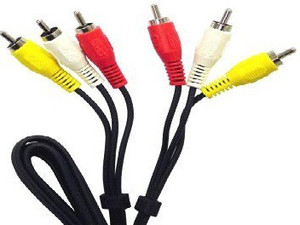 Shanu 3RCA MJR RCA Audio Video Cable