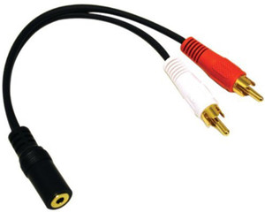 BEcom 2RCA TO Stereo Female RCA Audio Video Cable