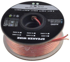 C&E Edragon 100ft 12awg Enhanced Loud Oxygen-Free Copper Speaker Cable Stereo Audio Cable