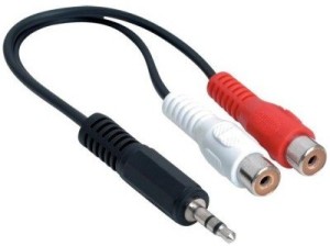 TechGear 3.5mm Male to Dual Female Y Splitter Stereo Audio Cable