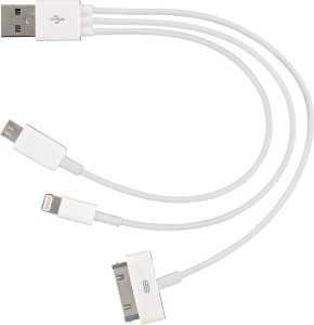 Genuin Charging Data & Sync 3 in 1 Cable For Samsung iPhone & etc. Sync & Charge Cable
