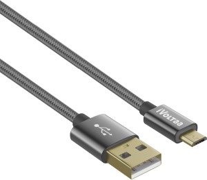 iVoltaa Metal Braided Micro USB Cable 6 ft/1.8 M Sync & Charge Cable