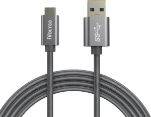 iVoltaa Link USB-C to USB-A 3.1 (Gen 1) Braided 6 Ft/1.8 M USB C Type Cable
