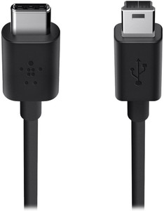 Belkin F2CU034bt06-BLK USB-C to Mini-B Charge Cable USB C Type Cable