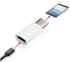Outre Micro USB Adapter For Charging OnePlus Two 1+2 , Nexus 5x , Nexus 6P , Apple New 12 inch Retina MacBook Etc USB C Type Cable
