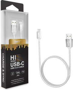 MTT 1.2 Meter Nylon Braided Tangle Free USB Type A to USB C Type Cable