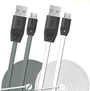 Tukzer XL 6.6 Feet Premium Tangle Free Micro-USB to USB Fast Charging up to 2.4 Amp & Sync USB Cable