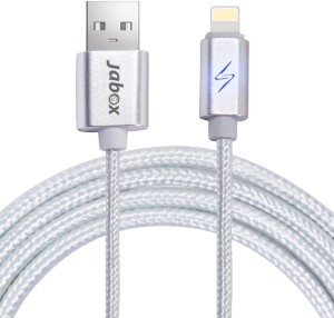 Jabox Premium Lightening With LED Charge Indicator USB Cable