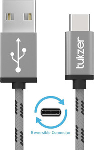 Tukzer Type-C USB C 3.0 To USB A Premium Nylon-fiber Shielded ( 3.2ft / 1mtr) Data Sync & Charge USB Cable