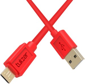 Tukzer Gold Plated (4 Feet/ 1.2 Meter) - High Speed, Quick Charge 2.4 Amp & Data Sync USB Cable