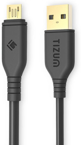 TIZUM Gold Plated (4 Feet/ 1.2 Meters) - Quick Charge 2.4 Amp, High Speed & Data Sync USB Cable