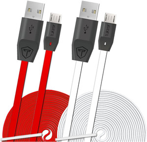 Tukzer XL 6.6 Feet Premium Tangle Free Micro-USB to USB Fast Charging up to 2.4 Amp & Sync USB Cable