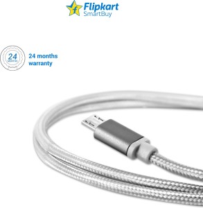 Flipkart SmartBuy Cotton Braided Charge & Sync USB Cable
