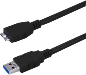 ADMI USB 3.0 A to Micro B SuperSpeed Cable (100cm - 3 Foot - 1M) (Black) USB Cable