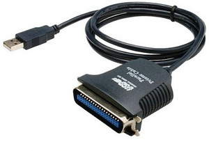 Techvik Printer PC Adapter Male to Female 36 Pin Parallel Port to USB Cable
