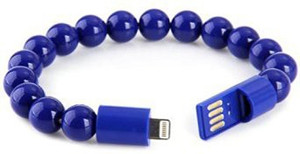 Dragon Blue beads Bracelet USB Cable