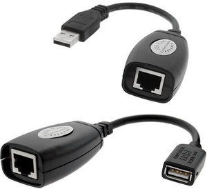 Tapawire Over Cat5/5e/6 Extension Rj45 -Up To 150ft Length USB Cable