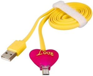 Aeoss LED Micro USB Sync Data Charger Flat Tangle Free Light Up Premium USB Cable