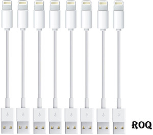 ROQ Sets of 8 High Speed Charging Power Bank Wire for 5,5s,6,6s & 6 Plus USB Cable