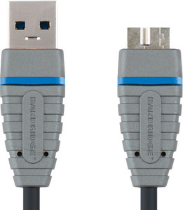 Bandridge BCL5902 Blue USB 3.0 A-Micro-B Cable 2.0 m USB Cable