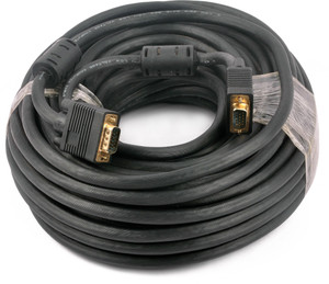 Wired Solutions Premium_VGA_Cable(3+9C+B)Black-25M VGA Cable