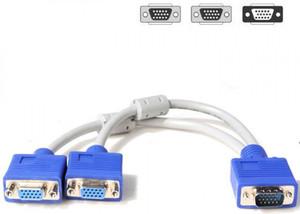 Ophion Male to Female Y Splitter VGA Cable