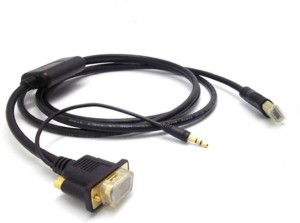 SmartTech HDMI Male to VGA 15pin Male + 3.5mm Audio Cable VGA Cable