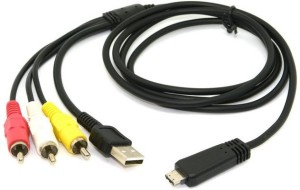 Power Smart High Speed Transmission Cord SNY USB-AV VMC-MD3 Video Cable