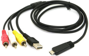 Power Smart High Speed Transmission Cord SNY USB-AV VMC-MD3 Video Cable