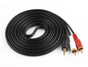 TechGear 10m 3.5 MM Jack 2 RCA Stereo RCA Audio Video Cable