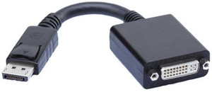 HashTag Glam 4 Gadgets HT DISPLAY PORT MALE X DVI FEMALE 0.17 Video Cable