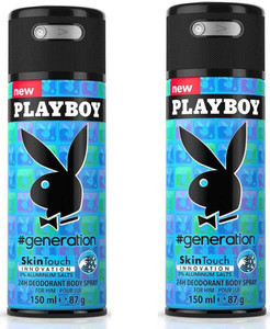 PLAYBOY Generation Body Spray For Men Price in India Buy