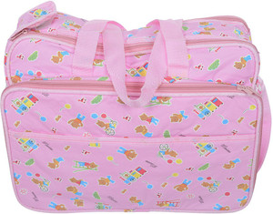 Kidzvilla Mother Bag Pink Color Backpack Diaper Bag