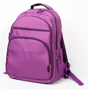 T-Bags Mommy And Baby Purple Backpack Diaper Bag
