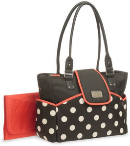 Baby Boom Carter's Dot Print Flap Tote Diaper Bag