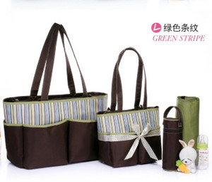 Colorland Jane Tote Baby 5 Piece Set- Mum Diaper Bag 5pcs Set