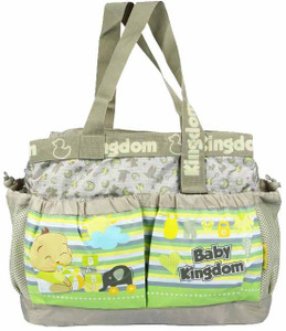 Wishkey Premiun Brown Large Printed Nursery Bag