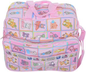 Kidzvilla Mother Bag Medium Size Pink Color Backpack Diaper Bag