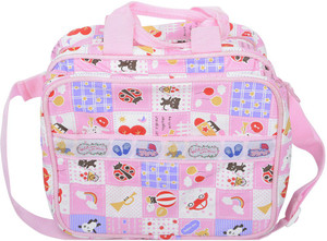 Kidzvilla Mother Bag Small Size Pink Color Backpack Diaper Bag