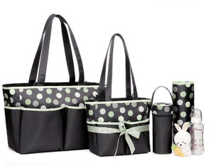 Colorland Amber Tote Changing Mother Bag Diaper Bag 5pcs Set