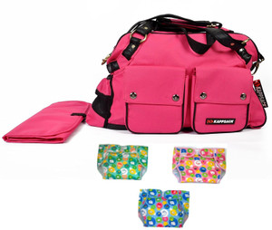 Kappsack Mama Bag with Changing Mat & Diapers diaper bag
