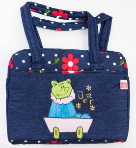 Love Baby Denim Cartoon Diaper Bag