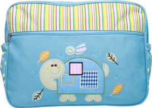 KIWI Blue Bee and Tortoise Embroidery Diaper Bag Buy Baby Care