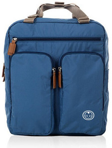 T-Bags Mommy and Baby Premium Bag Blue Backpack Style Diaperbag