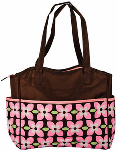 Baby Bucket Flower Print Diaper Bag