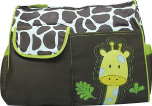 Kiwi Giraffe Print Diaper Bag