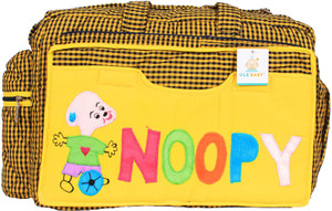 Ole Baby Big Amazing Striped Cotton Smart Organizer Best Material 100% Cotton, Multi-function Tote Diaper Bag
