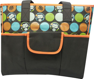 Kiwi Cute Monkey Print Diaper Bag