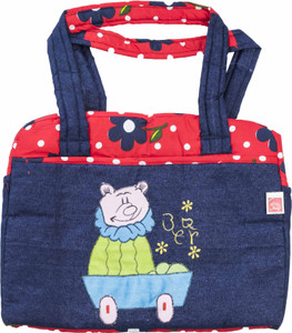 Love Baby Denim Cartoon Diaper Bag